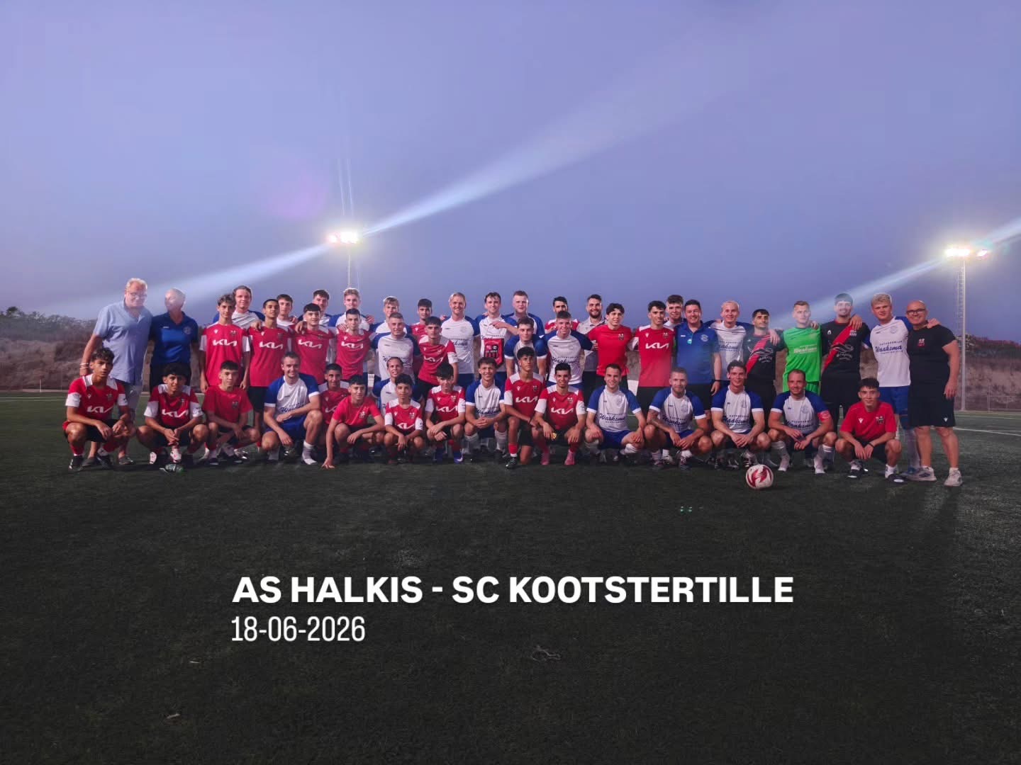SC Kootstertille sluit zonnig trainingskamp op Rhodos af met ruime overwinning