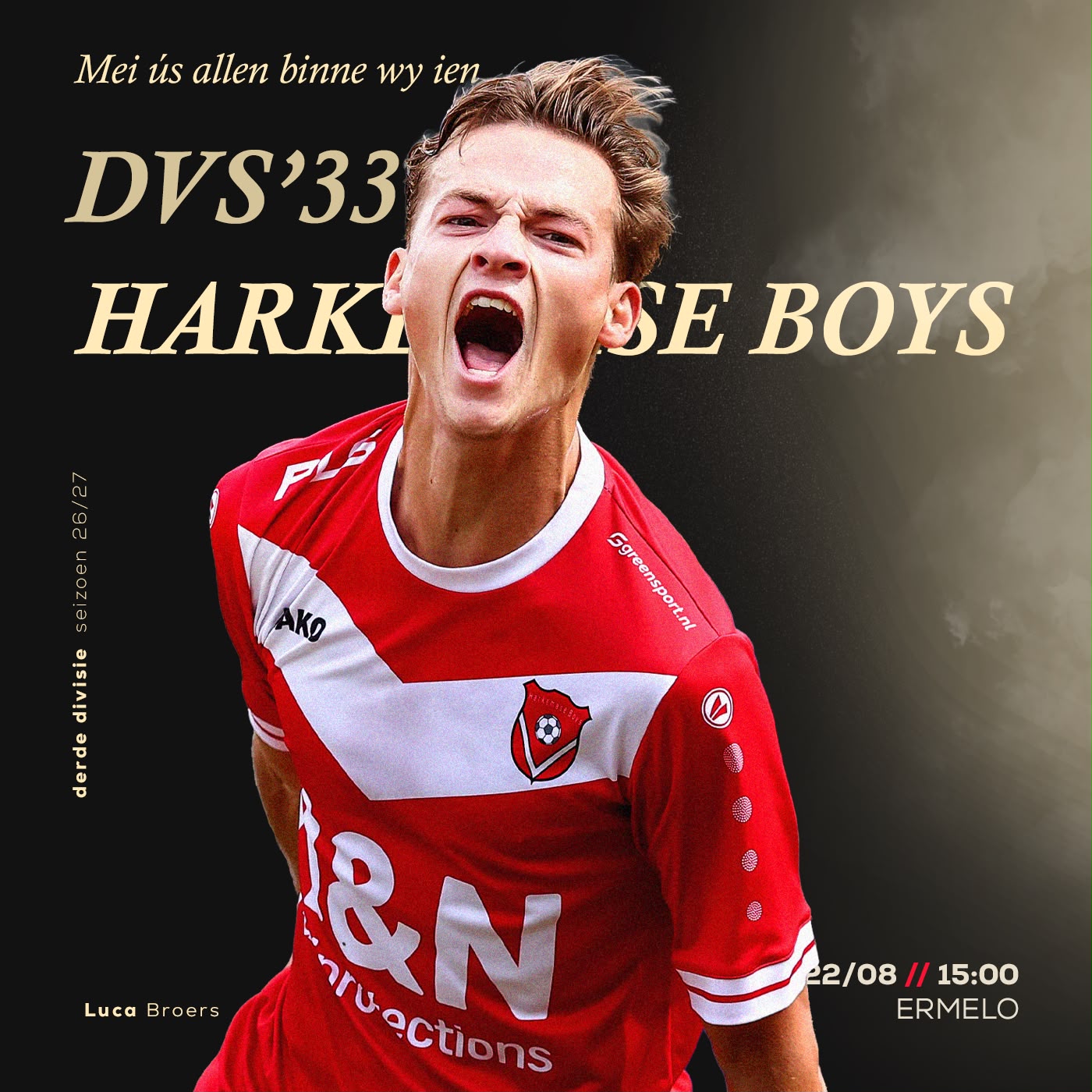 Voorbeschouwing DVS’33 Ermelo – Harkemase Boys
