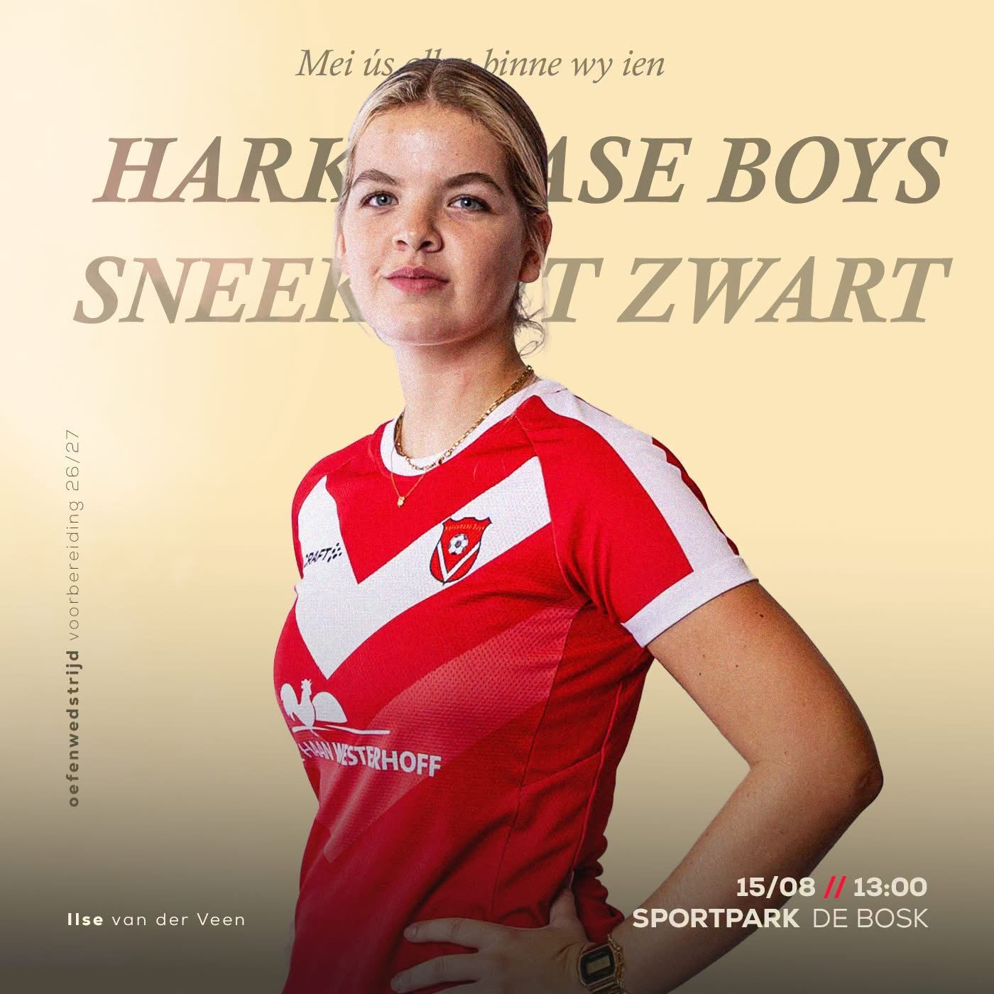 Harkemase Boys VR 1 – Sneek Wit Zwart