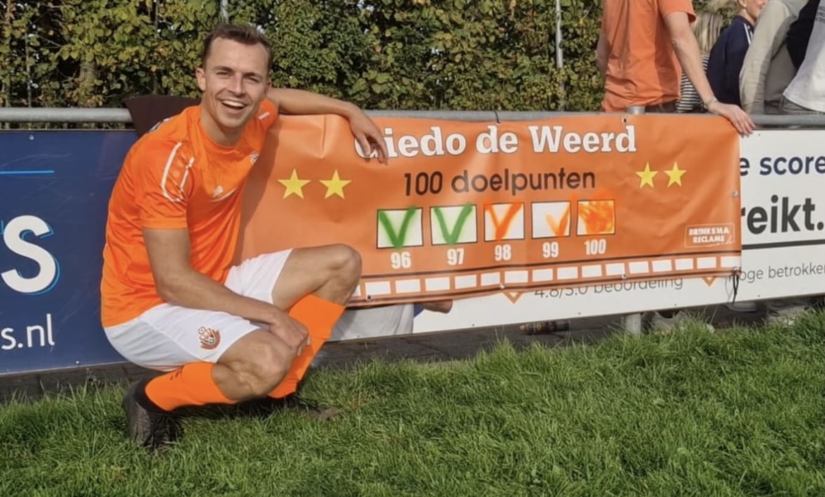 Video: Giedo de Weerd bereikt honderdste competitiegoal in derby tegen sc Joure